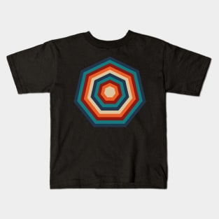 Retro Heptagon Kids T-Shirt